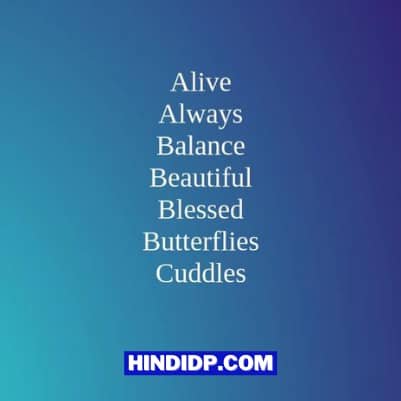 One Word Caption For Boys