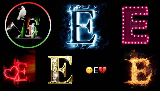 Latest E Name DP Photo For Whatsapp Profile Pics (Download)