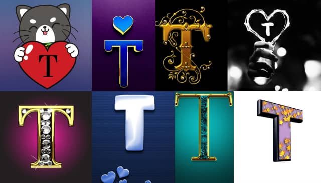 Latest T Name DP Photo For Whatsapp Profile Pics (Download)